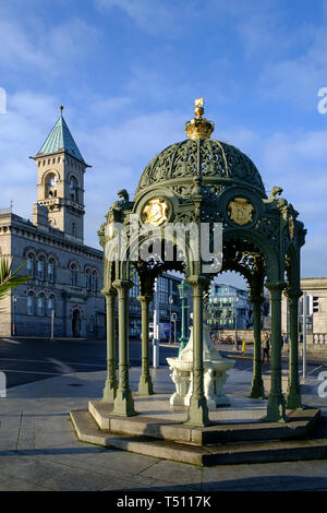 1900 â€“ Queen Victoria Fountain Stock Photo