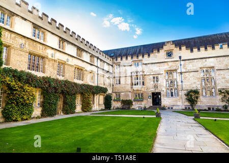 Jesus College in Oxford University, Oxford, UK Stock Photo