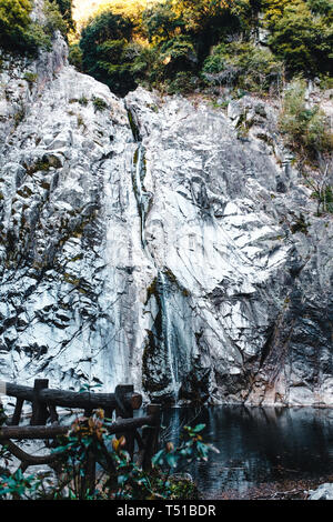 Nunobiki Water Fall in Kobe, Japan Stock Photo