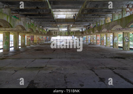 St. Peter's Seminary in Cardross is a disused seminary owned by the Archdiocese of Glasgow. The category A listed building closed in the late 1980s Stock Photo