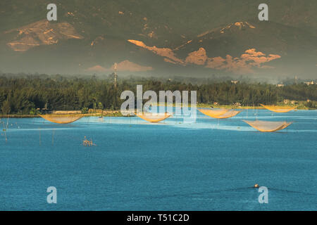 Stationary Lift Net Fishing Trap Cua Stock Photo 1745917268