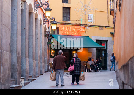 Pasadizo de San Ginés. Madrid. España Stock Photo