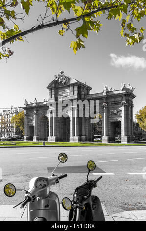 Puerta de Alcalá. Madrid. España Stock Photo