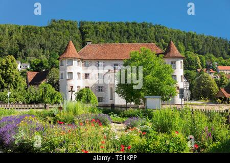 Moated castle, Glatt, Sulz am Neckar, Northern Black Forest, Baden-Wurttemberg, Germany Stock Photo