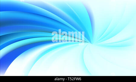 Abstract Blue and White Spiral Background Vector Illustration Stock Photo