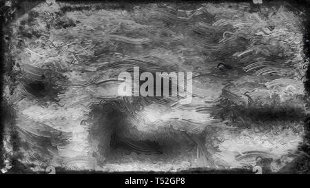 Black and Grey Glass Effect Paint Background Image Stock Photo