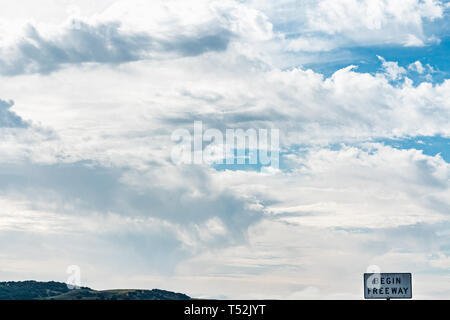 Cloudscape Background. Sign, Symbol, Concept, Copy Space Stock Photo