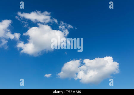 clouds against a blue sky Stock Photo