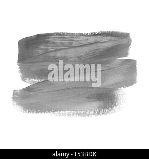 Horizontal abstract template for text. Hand painted in gouache. The texture of the brush. Stylish matte gray pattern for wedding invitations, cards, p Stock Photo