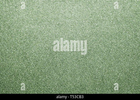Green colored glitter paper texture or vintage background Stock Photo