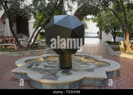 Caltech campus series, Beckman Institute and Polyhedron Sculpture fountain