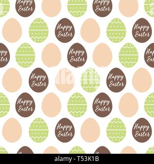 Festive background with eggs for decor, packaging, design. Vector background eggs easter. Stock Vector