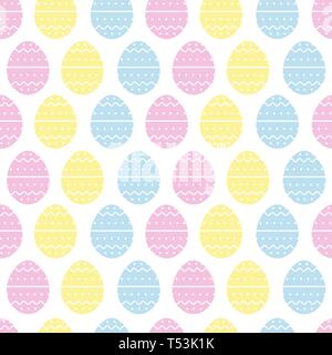 Festive background with eggs for decor, packaging, design. Vector background eggs easter. Stock Vector