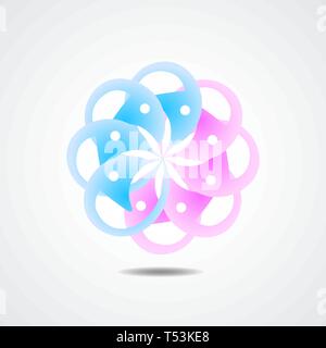 Abstract symbol vector. Abstract ornament. Abstract illustration Stock Vector