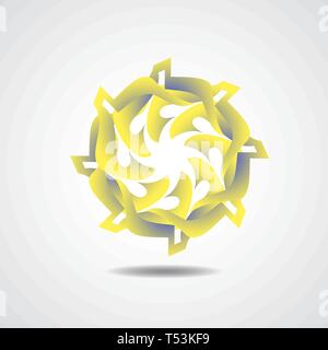 Abstract symbol vector. Abstract ornament. Abstract illustration Stock Vector