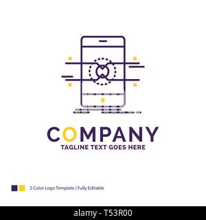 Company Name Logo Design For Api Interface Mobile Phone