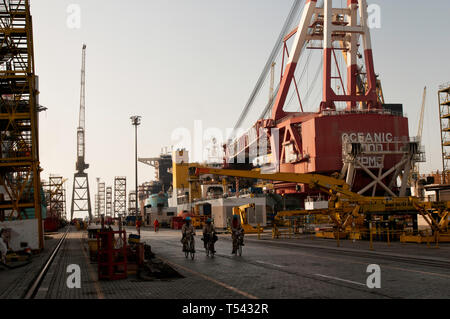 Dubay Dry Docks World (Dubai - UAE) Stock Photo