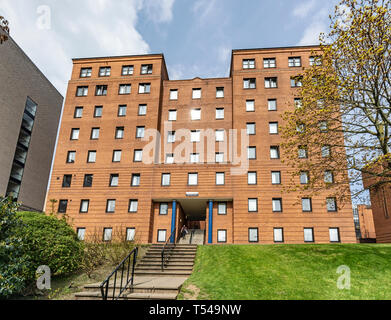 The University of Strathclyde Richmont Street Glasgow Scotland UK showing Chancellors Hall building from south Stock Photo