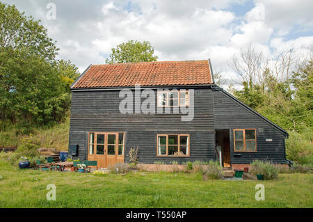 The Barn New Build House Bromeswell Suffolk England Britain Uk