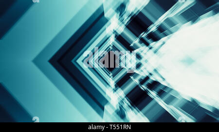 Glow blur lines abstract background. 3d rendering Stock Photo