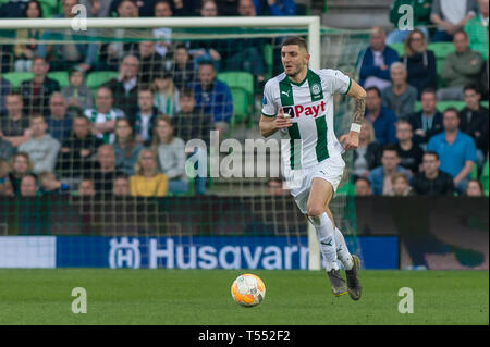 20-04-2019: Voetbal: FC Groningen v Ajax: Groningen Eredivisie 2018 - 2019. Jeffrey Chabot of FC Groningen, Stock Photo