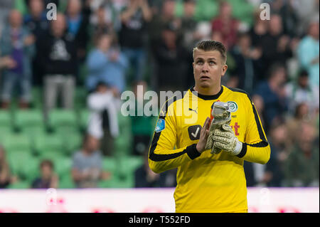 20-04-2019: Voetbal: FC Groningen v Ajax: Groningen Eredivisie 2018 - 2019. Sergio Padt of FC Groningen, Stock Photo