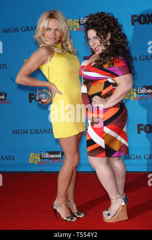 Pamela Anderson & Marissa Jaret Winokur attend the Billboard Music