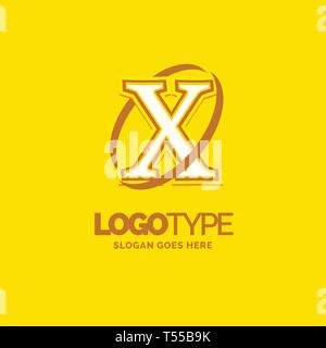 R Logo Template Yellow Background Circle Brand Name Template Place For line Creative Logo Design Stock Vector Image Art Alamy