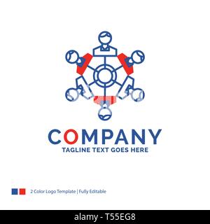 Company Name Logo Design For Game, gaming, internet, multiplayer, online.  Purple and yellow Brand Name Design with place for Tagline. Creative Logo  te Stock Vector Image & Art - Alamy