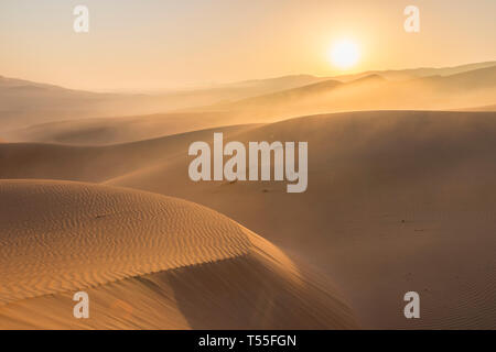 UAE, Abu Dhabi Province, Liwa Oasis, Rub Al Khali desert (Empty Quarter) Stock Photo