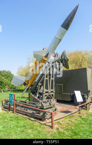 bloodhound missile at flixton aviation museum suffolk uk Stock Photo
