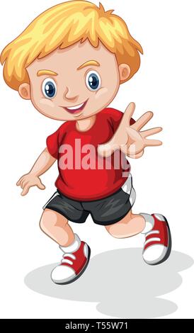 young blonde boy character Stock Vector Image & Art - Alamy
