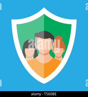 privacy icon shield with person symbol protection authentication ...