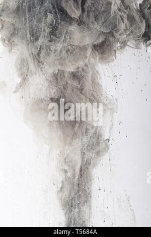 ink drops in water , abstract photography Stock Photo