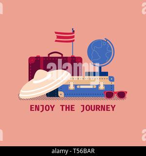 Time to travel hand drawn symbols. Stock Vector