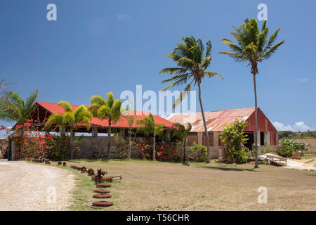 St Nicholas Abbey Sugar Cane Plantation and Rum Distillery in Saint Peter, Barbados Stock Photo