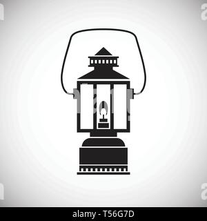 Lantern icon on background for graphic and web design. Simple vector sign. Internet concept symbol for website button or mobile app. Stock Vector