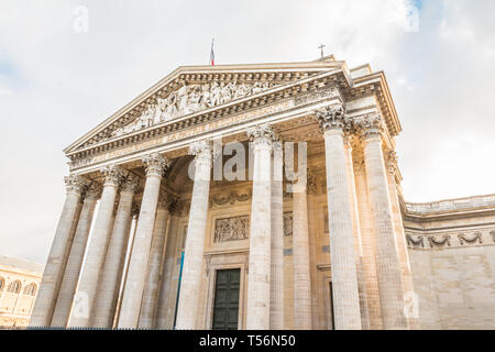 The facade of Paris Pantheon Stock Photo