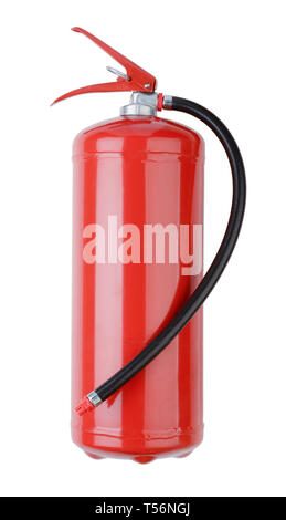 Fire extinguisher isolated on white background Stock Photo