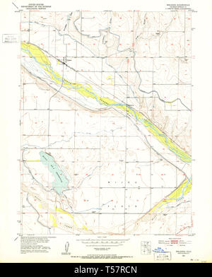 Weldona, Colorado, map 1951, 124000, United States of America by