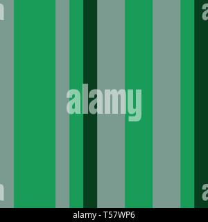 Three-coloured vertical stripes consisting of the colours green, olive green, dark green. multicolor background pattern can be used for fabric textile Stock Photo