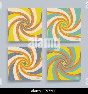 Abstract swirl background. Cover design template. Vector illustration. Stock Vector