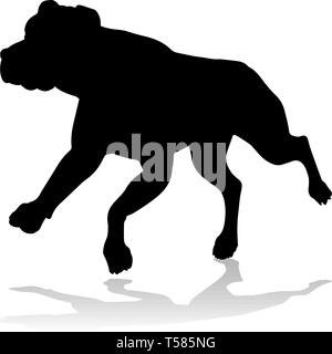 Dog Silhouette Pet Animal Stock Vector