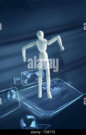 Creative puppet Stock Photo