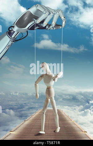 Creative puppet Stock Photo