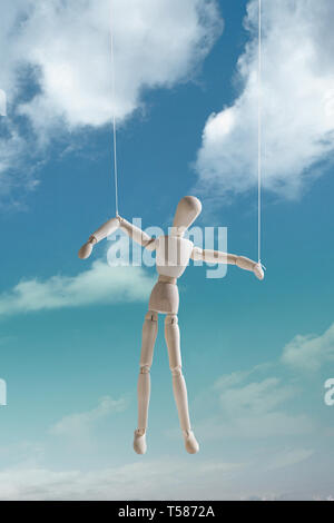 Creative puppet Stock Photo