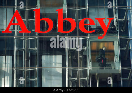 Abbey National House on Triton Square London. Part of the Santander Group. 29/09/2008 Stock Photo