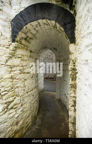 The Laxey Wheel, Laxey, Isle of Man, UK. Stock Photo