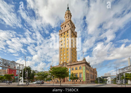 Freedom Tower building in Biscayne Blvd in Miami Florida USA Stock Photo