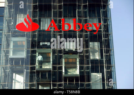 Abbey National House on Triton Square London. Part of the Santander Group. 29/09/2008 Stock Photo